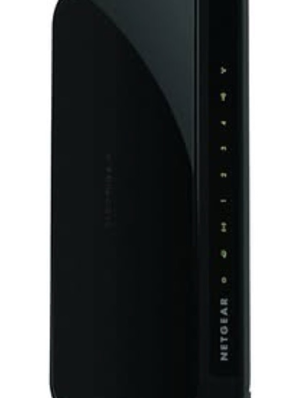 NETGEAR Black Wired Router with LED Status Panel